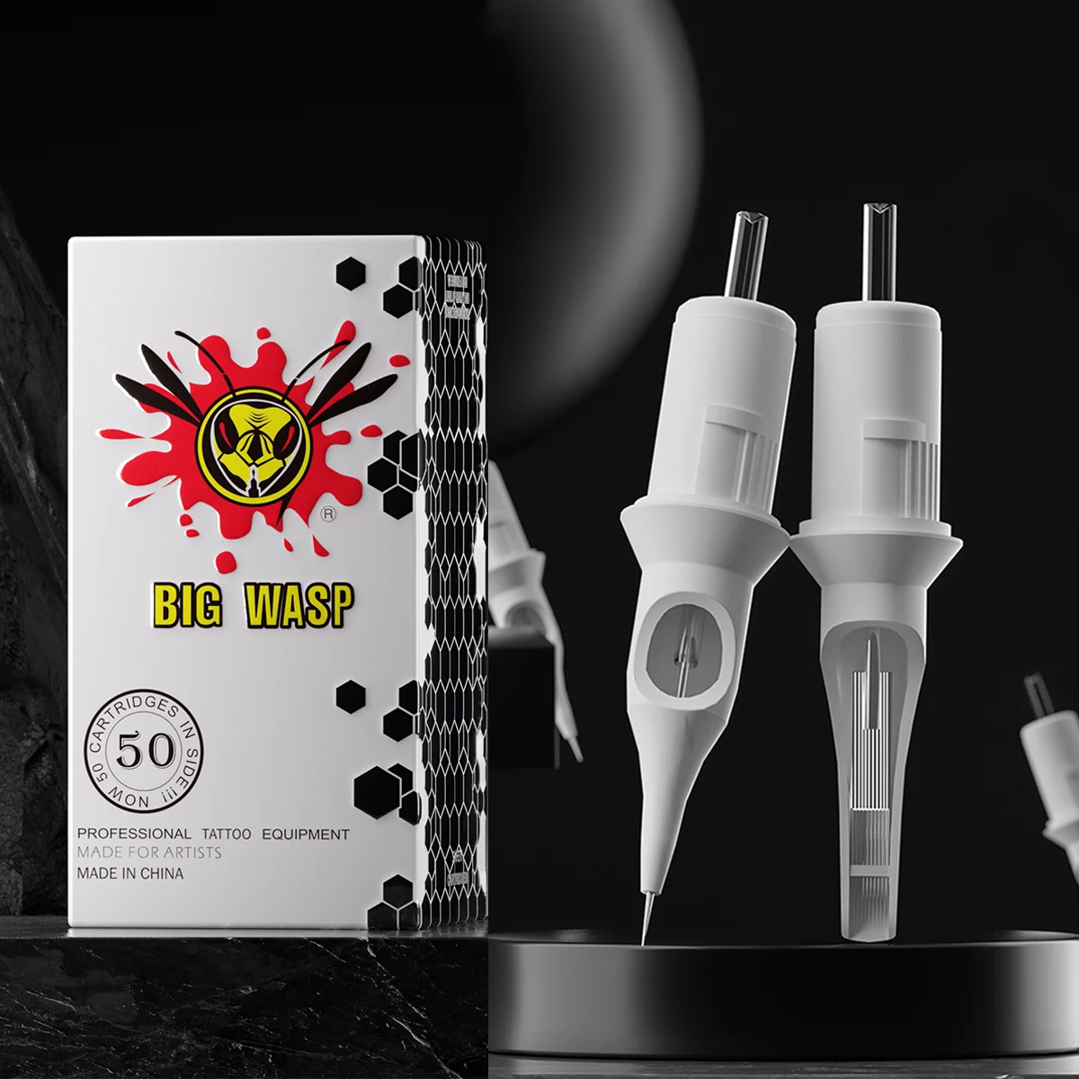 

BIGWASP 50 шт. смешанная игла для картриджа для татуировки RL RS RM M1, одноразовая стерилизующая игла для татуировки с круглым вкладышем для поставки тату-машины