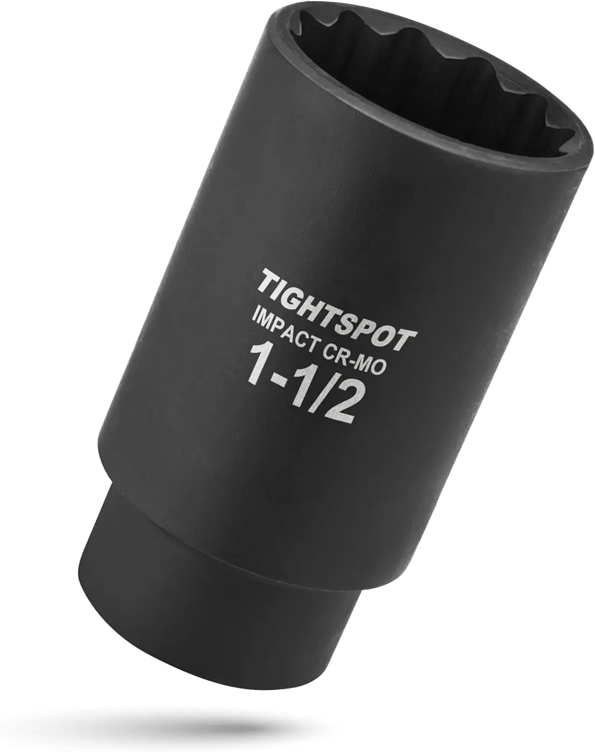

1/2 Inch Drive Deep Impact Socket - 1 1/2 Inch, 12 Point Anti-Rounding, Heat-Treated CRMO Steel