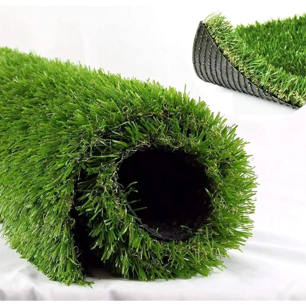 

3x7ft Synthetic Turf with 1.38 Pile Height, Drainage Holes, Ideal for Indoor and Outdoor Use, Patio, Balcony, Garden Area Rug