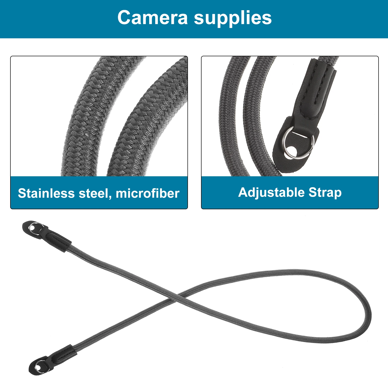 

Soft Padded Dslr Camera Shoulder Strap Crossbody Neck Lanyard Wrist Sling For Photographers Retro Vintage Style Photography