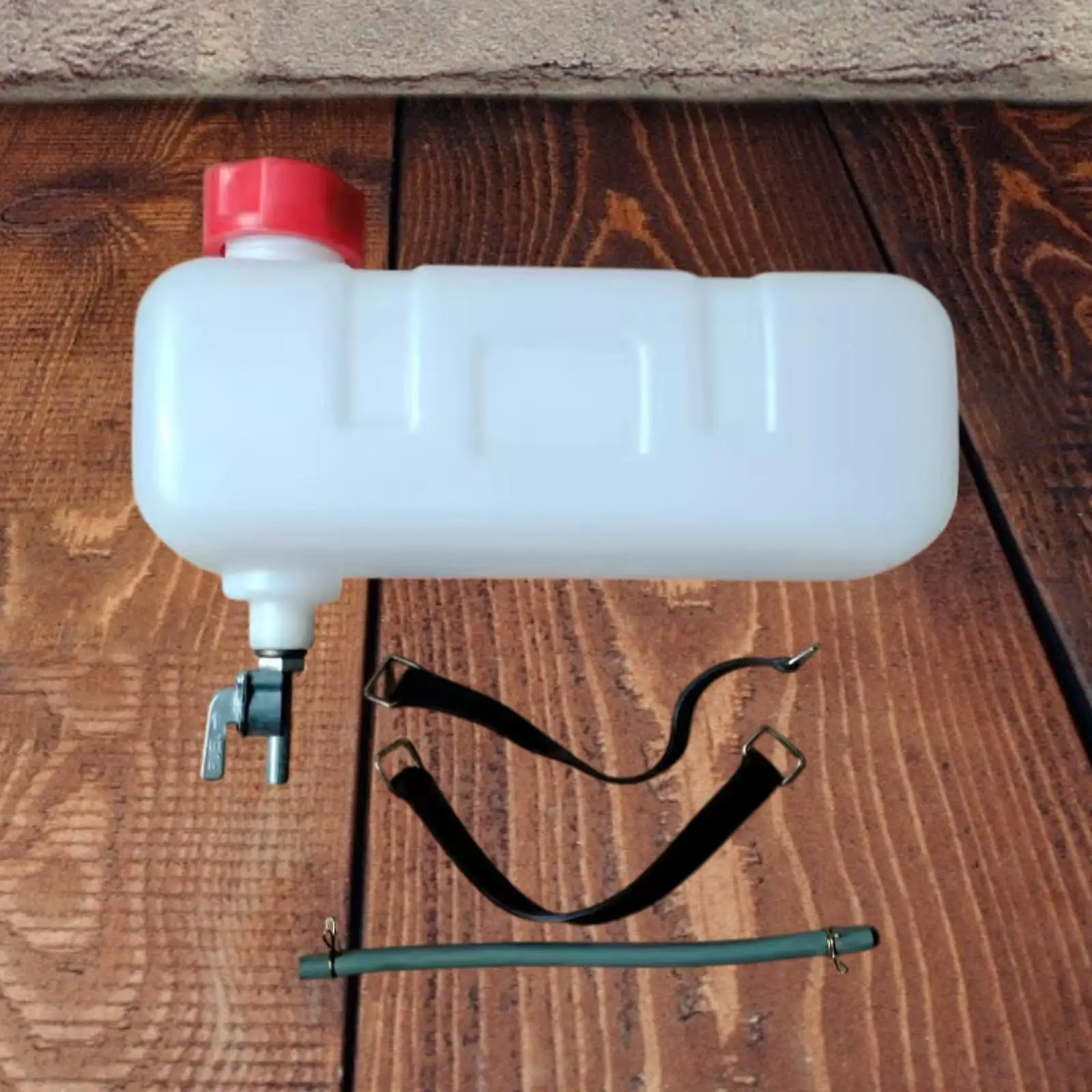 Practical Empty Fuels Tank Combination with Valve Cock 1.5L Oil Pot for Garden Brush Cutter