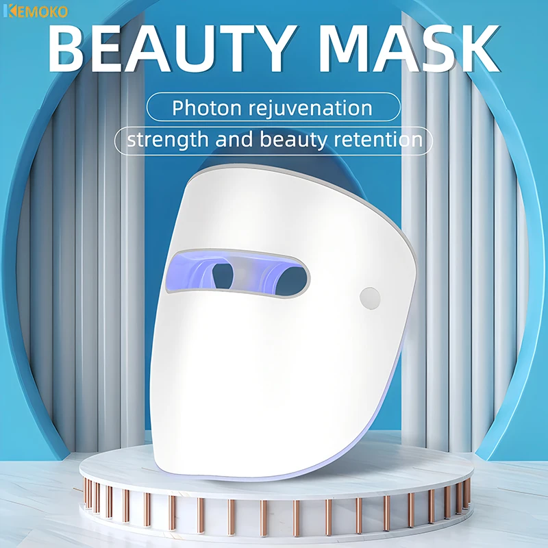 

4 Colors Light LED Facial Mask Photon Therapy Beauty Mask Skin Rejuvenation Facial Anti Winkle Anti Acne Lifting Beauty Care