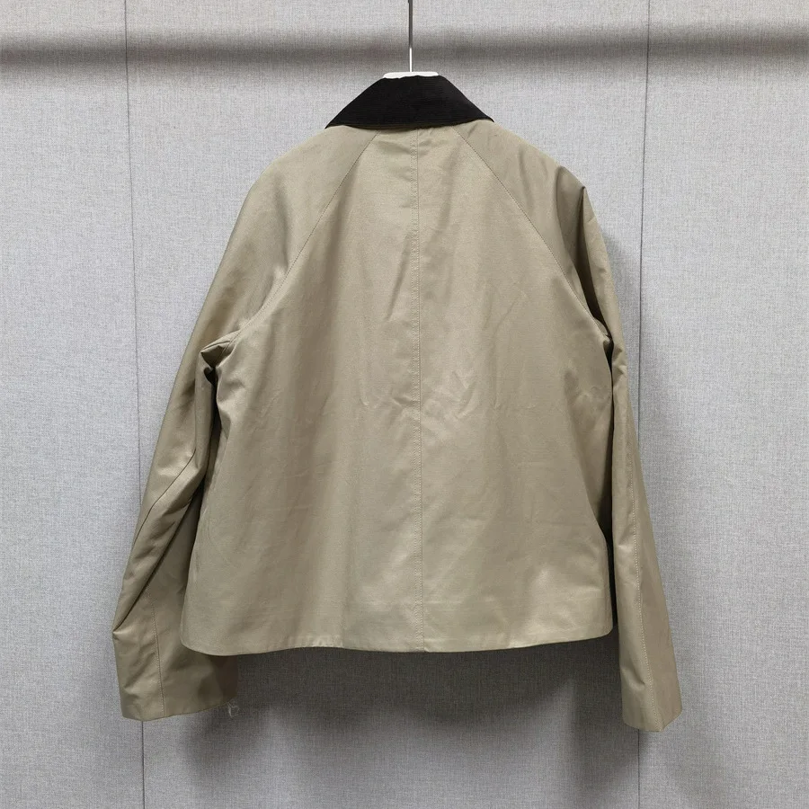 【Gift Free】2025 Autumn Winter French Niche Old Money Contrast Collar Drop Shoulder Trench Coat Women Detachable Liner Outerwear