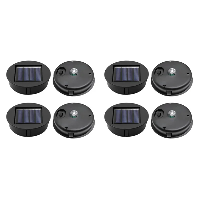 BTLIFE-8X Solar Light Replacement Top Solar Panel Outdoor Hanging Solar Lanterns Parts Waterproof Garden Lighting Accessories
