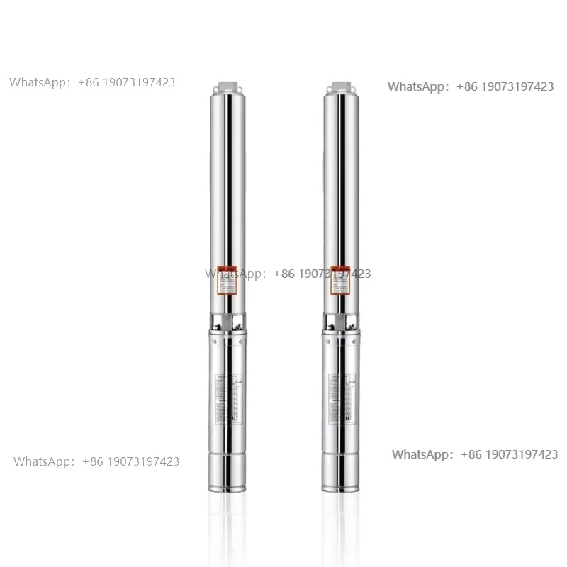 7.5HP 5.5kW AC Solar Deep Well Pump Submersible Water Pump For Agriculture Irrigation With 4 Inch Minimum Well Diameter