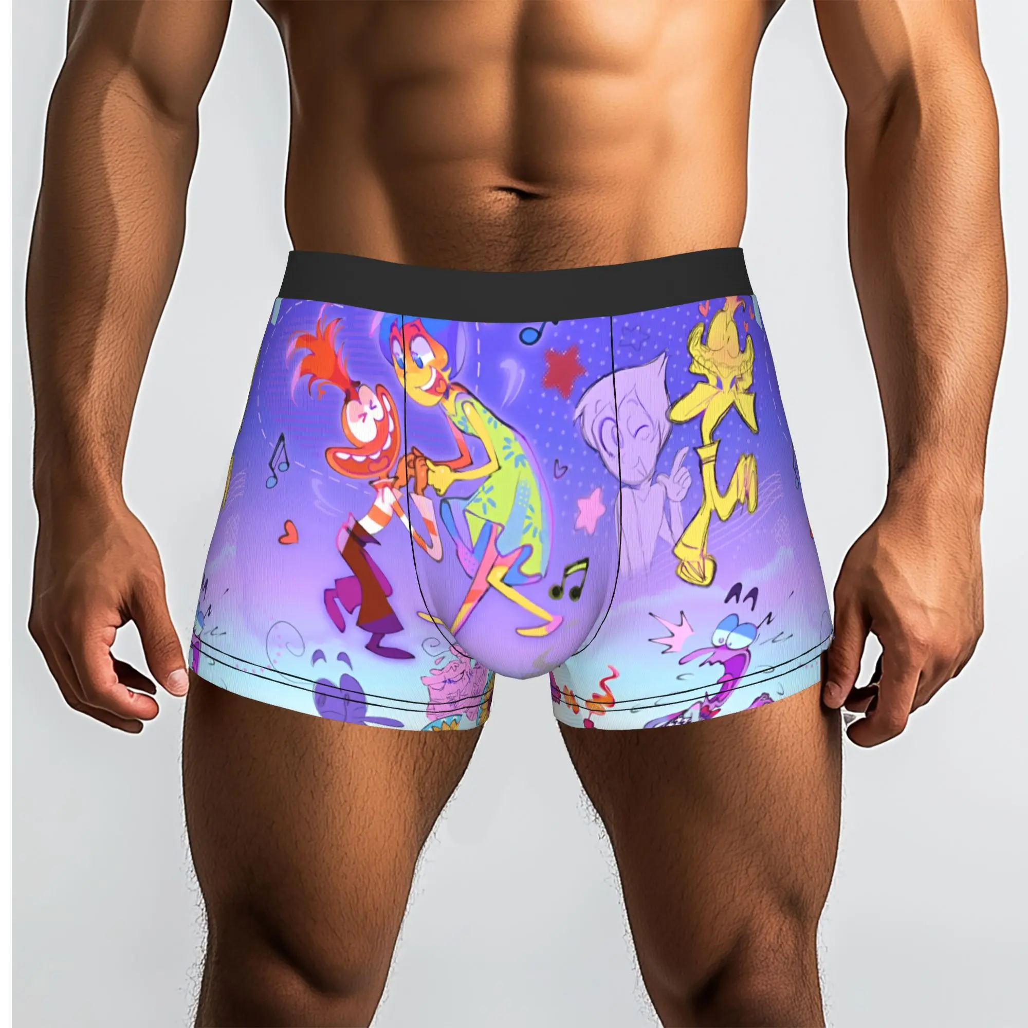 Custom I-Insides Cartoon Out   Boxers Shorts Mens  Briefs Underwear Fashion Underpants