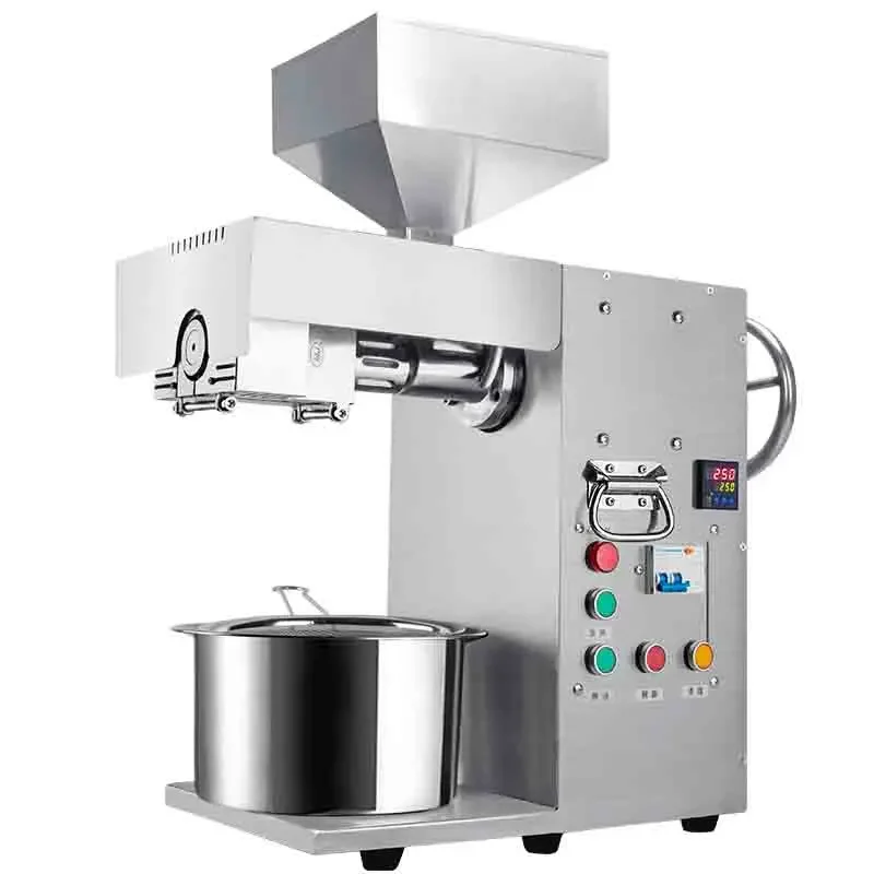 Commercial Medium-sized Full-automatic Oil Mill Family Peanut Soybean Tea Seed Olive Food Fryer