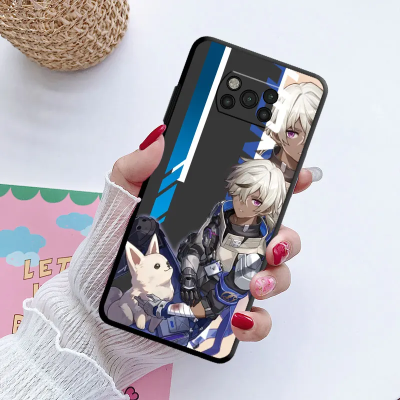 phone Cases for Mi Poco X3 NFC M5 X4 GT case 14 12T 11 9C F5 C40 10T Pro x3 funda Antiscratch cover Honkai Star Rail Luka Arlan