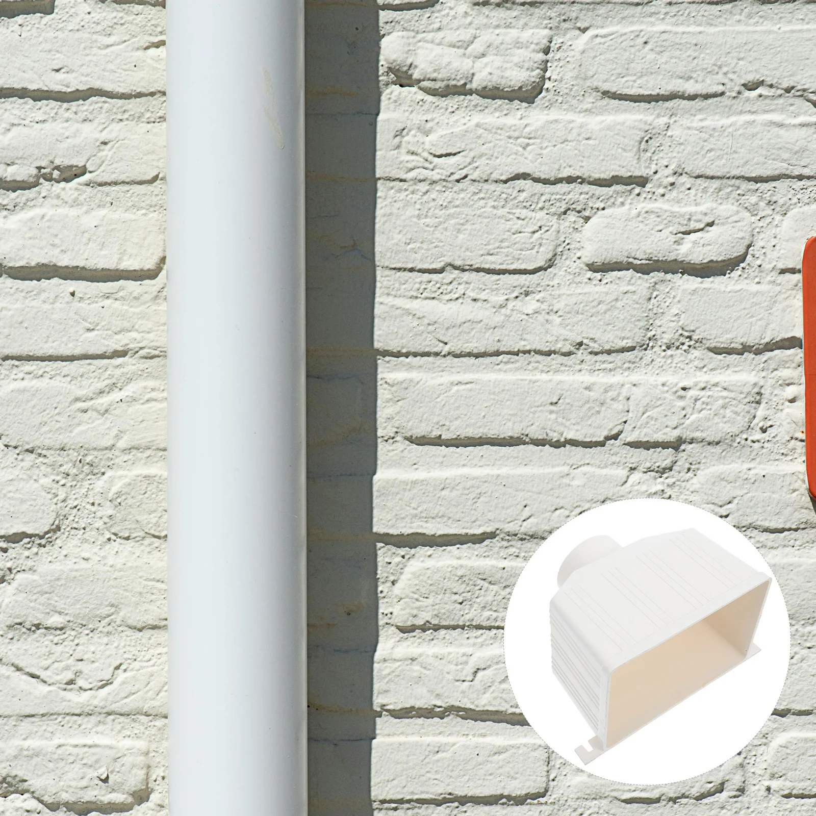 

Pvc Square Rainwater Drainage Strainers Connector Outdoor Rainwater Drainage Diverter Gutter Accessory Water Collection System