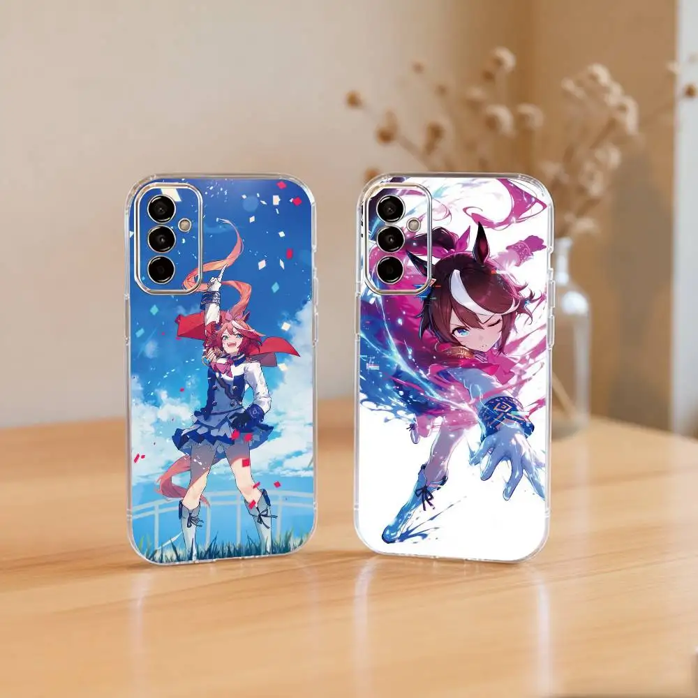 

Uma Musume Pretty Derby Phone Case For SamsungA10,12,20,21S,30,31,40,50,51,52,70,71 Transparent Cover