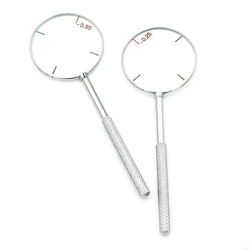 Diopters Optical Instruments Diopters Easy Operation Durable- 2-Piece Round Optical Cylinder Lens Tool Set