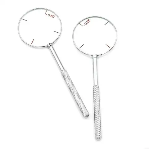 Diopters Optical Instruments Diopters Easy Operation Durable- 2-Piece Round Optical Cylinder Lens Tool Set