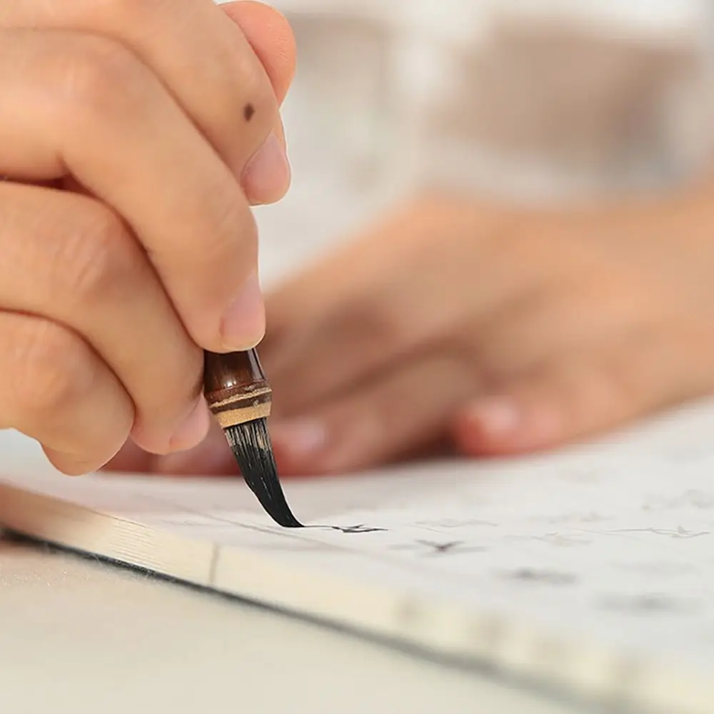 

Wolf Hair Bamboo Crisperding For Art Student Drawing Painting Practice Script Writing Brush Calligraphy Brushes Chinese Brushes