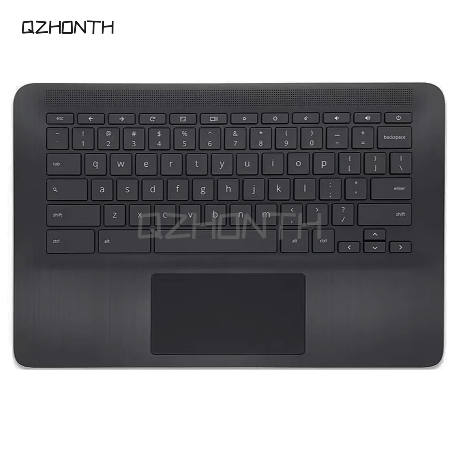 

New For HP Chromebook 14 G6 Palmrest Upper Case with Backlit Keyboard L90460-001 (Black) 14"