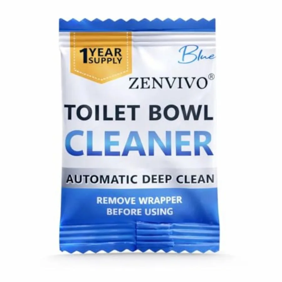 Automatic Toilet Bowl Cleaner Tablets, Blue Gel Toilet Tank Cleaners, Septic-Safe Hard Water Ring Stain Remover, Heavy Duty Toi view 3