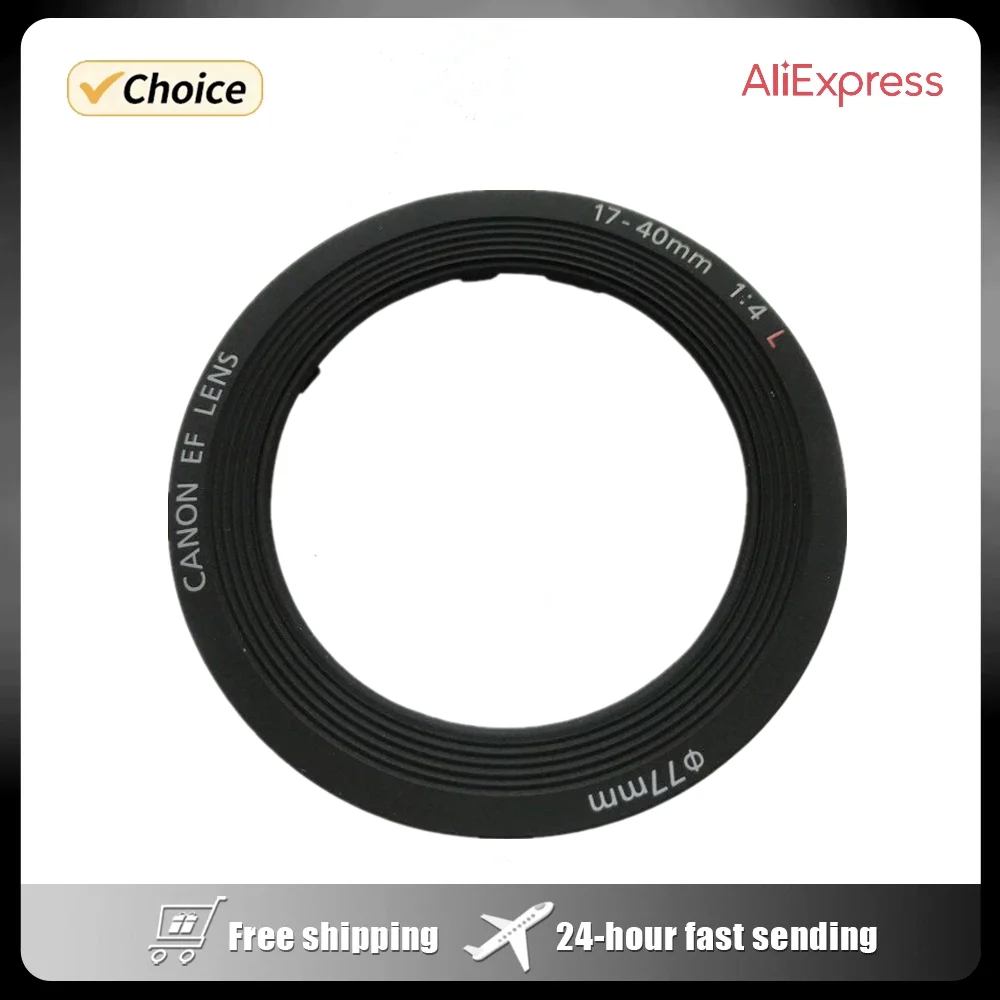 NEW EF 17-40 F4 Lens Front Name Plate Nameplate Cover Ring YB2-0379-000 For Canon 17-40mm F4L USM Repair Part Replacement U