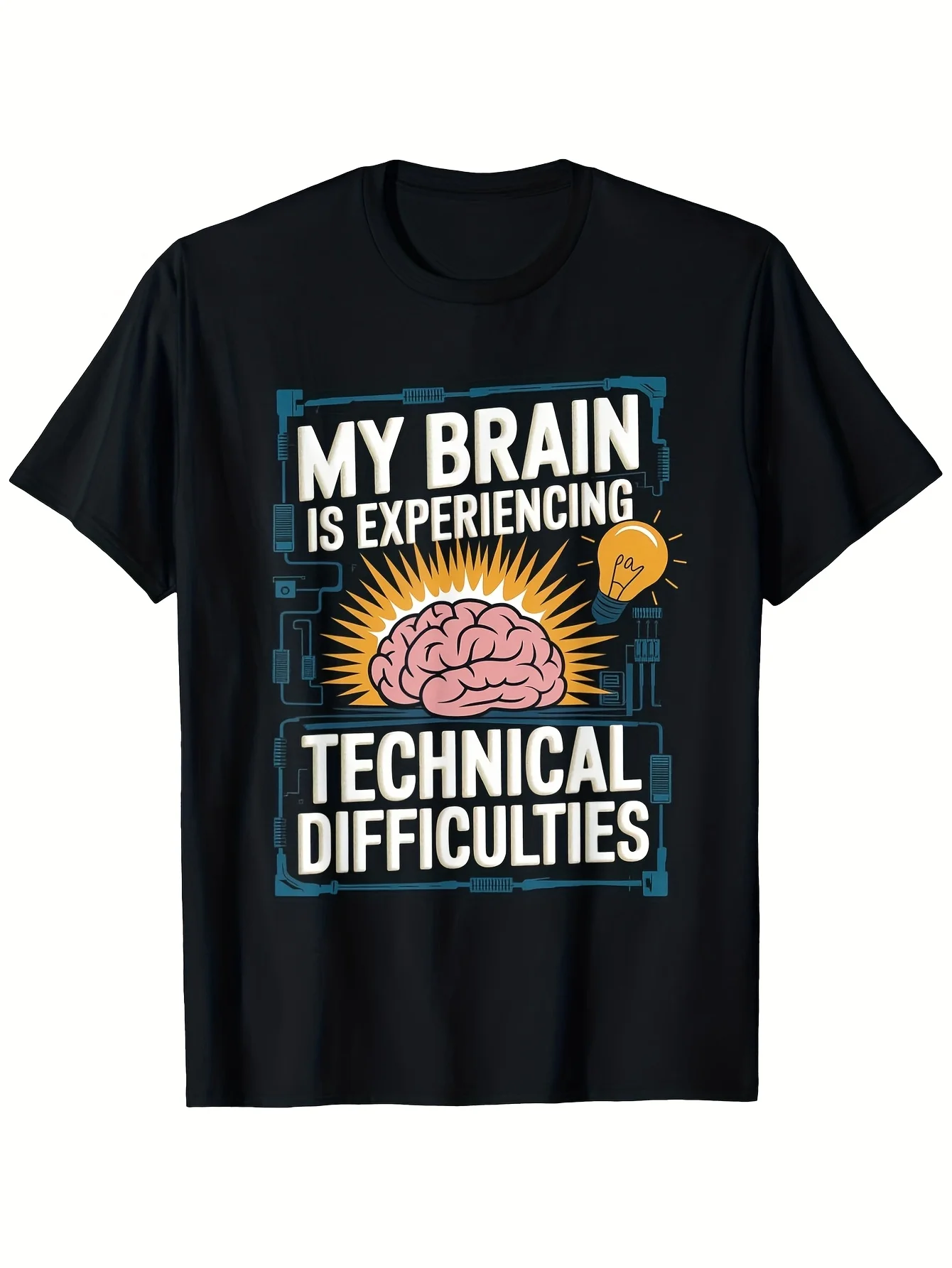 2026 Top PickLocal1pcs Men's Parkinson's Disease Awareness T-Shirt - Funny PD Support Group Gift with My Brain Is Glitching Slog