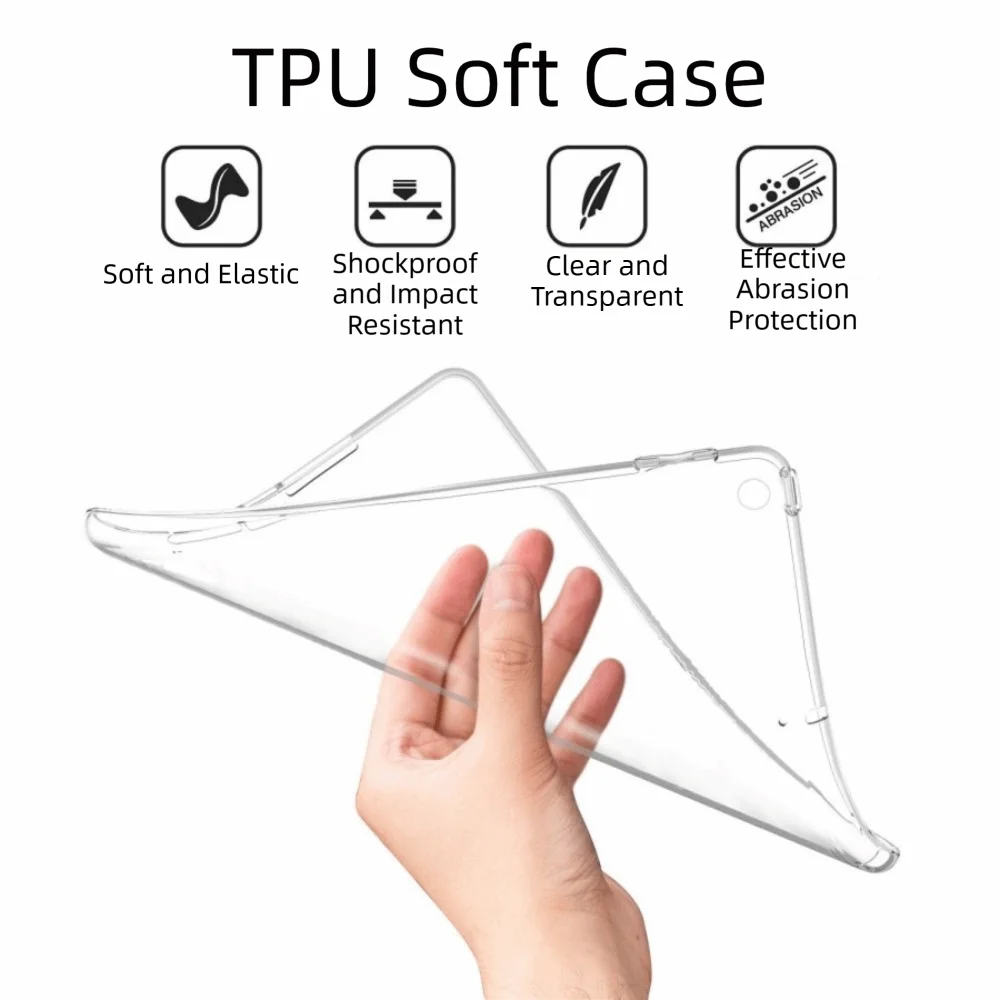 Shockproof 11 Inch Tablet Case Air Bag Wear Resistant Protective Cover TPU Anti-fall Back Shell for Tecno Mega Pad 2