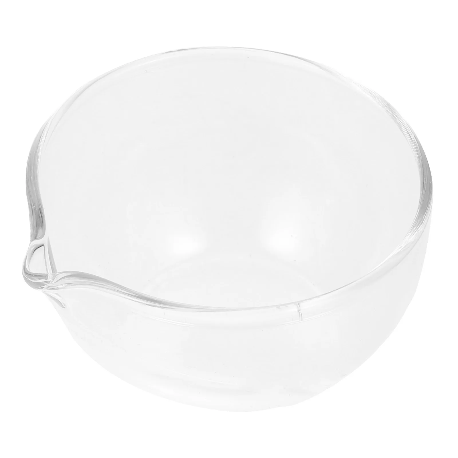 

Sugar Bowl Flat Bottom Glass Evaporation Dish Laboratory Evaporating Dishes with Spout