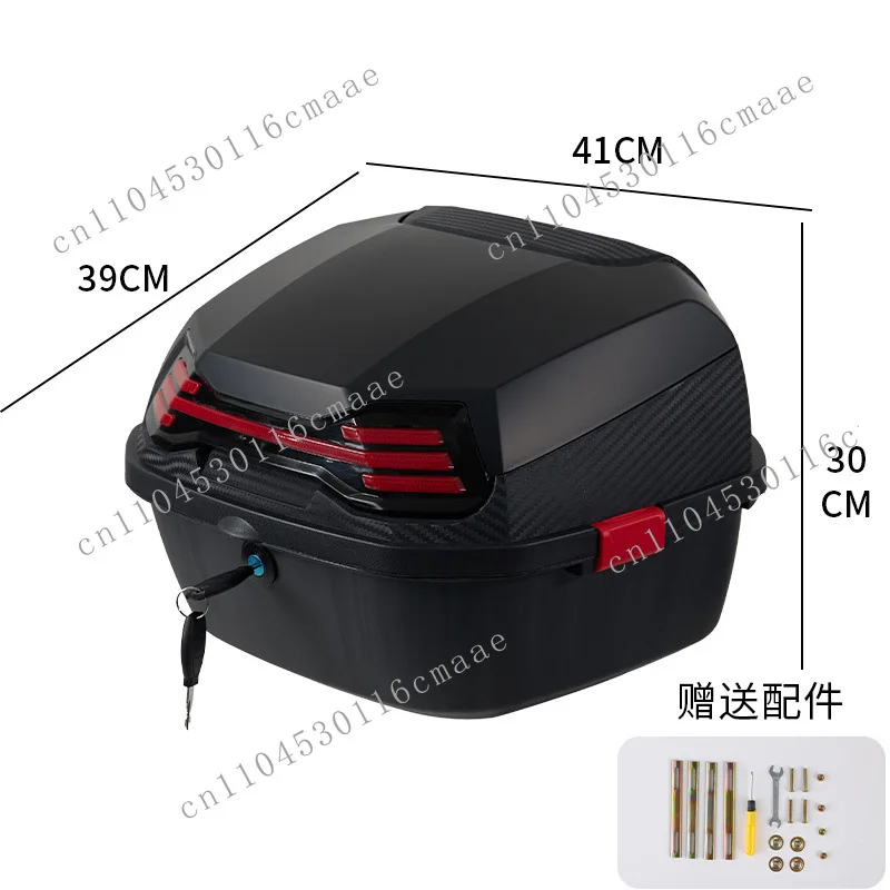 Motorcycle Electric Car General Rear Box Thickened To Increase Capacity ABS Strong Wear Resistance Fall Resistance Double Waterp