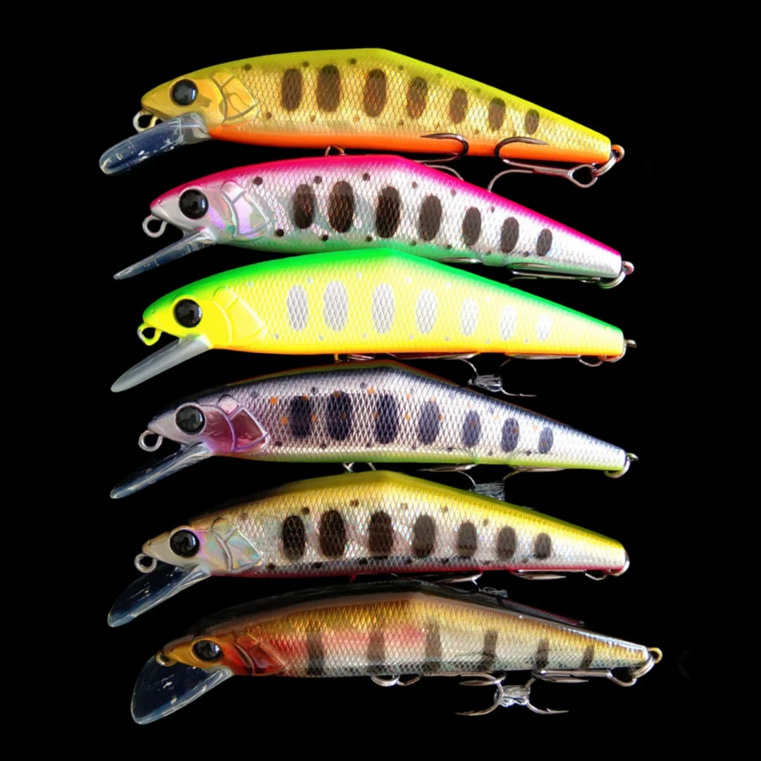 

6pcs 85mm 14.7g 0.6m/s Slow Speed Sinking Minnow Bait Fishing Lure Iscas Artificiais Bait Pesca Fishing Wobblers Swimbait