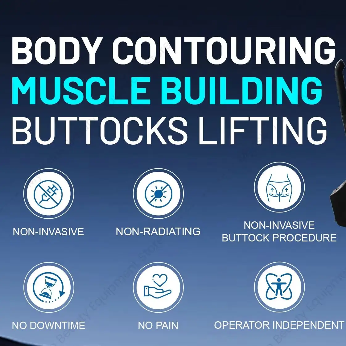 EMS MYOslim Hi-emt Body Sculpt Machine Sculpting Weight Loss Electromagnetic Fat Slimming Muscle Stimulation