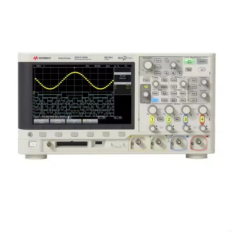 Keysight Bandwidth 70MHz 4 analog channels 100 kpts memory DSOX2004A oscilloscope