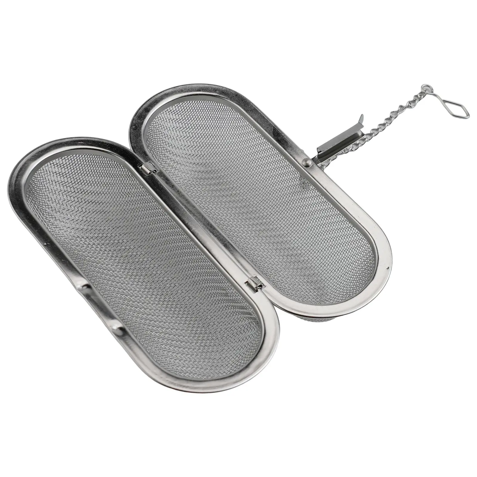 Stainless steel cleaning basket featuring lockable lids perfect for delicate items like jewelry during washing process