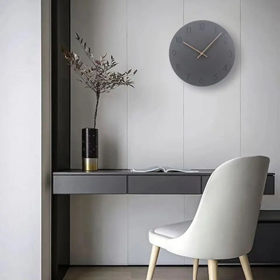 2026 Hot Sale Wooden Wall Clock Modern Design Vintage Classic Clock Quiet Art Watch Clock in Wall Home Decor Relogio De Parede