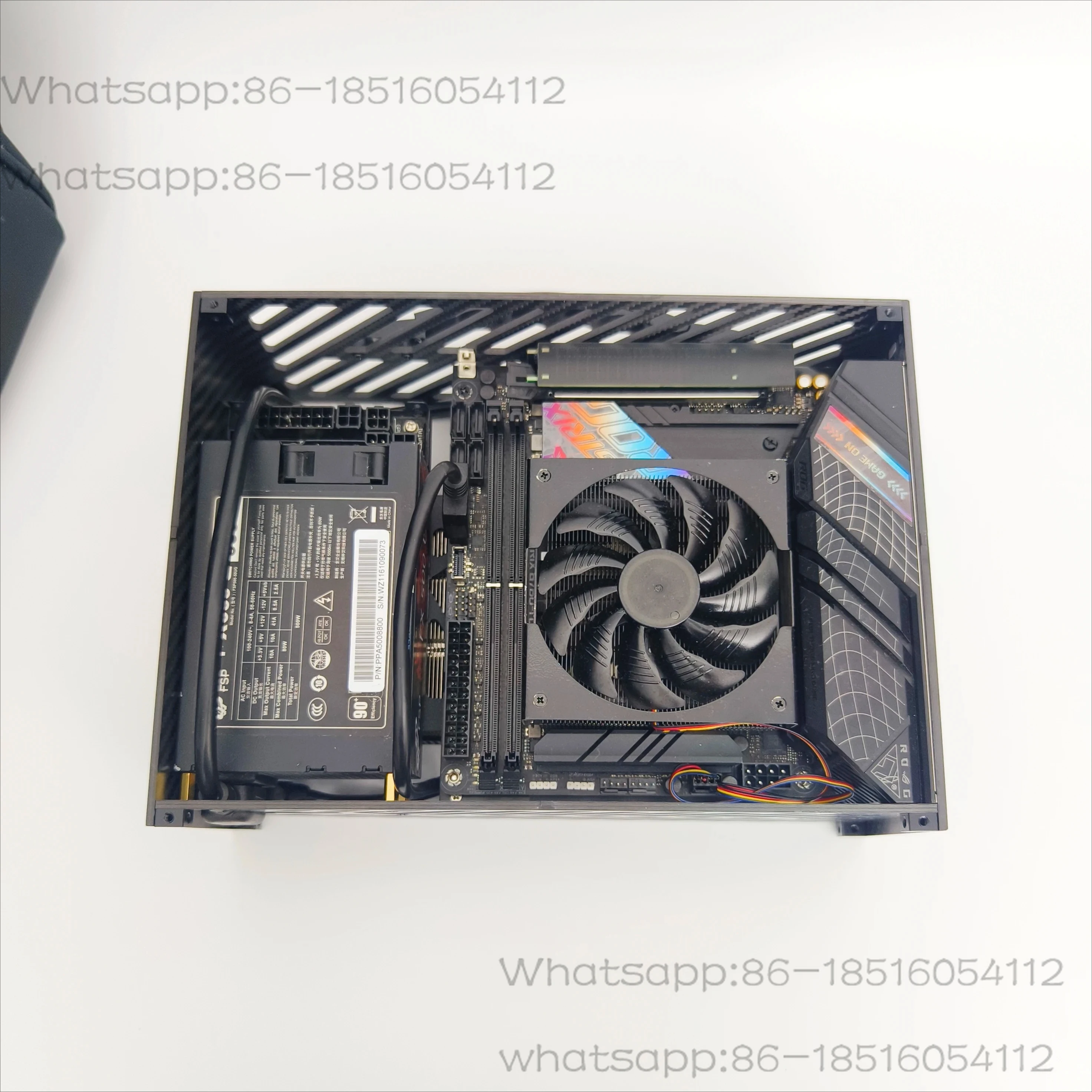 Promise A45 chassis 5-liter ITX, A4 structure supports dual fan graphics card 4070tis small 1u power supply