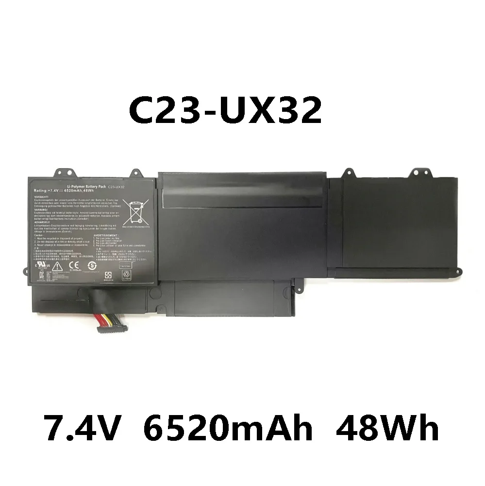 C23-UX32 7.4V 6520mAh 48Wh Laptop Battery for Asus Zenbook Prime UX32A UX32V UX32VD VivoBook U38N-C4004H U38N Series