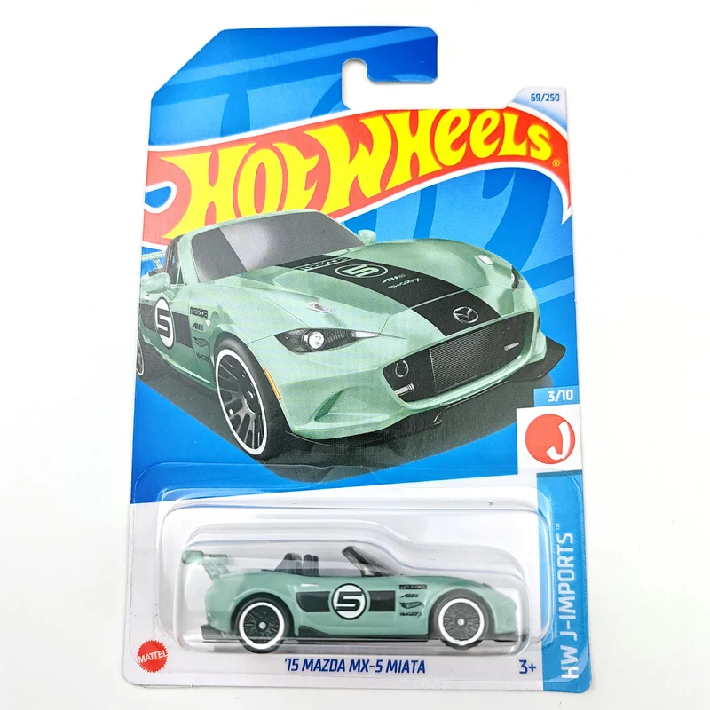 2024-69 Hot Wheels Cars 15 MAZDA MX-5 MIATA 1/64 Metal Die-cast Model Toy Vehicles