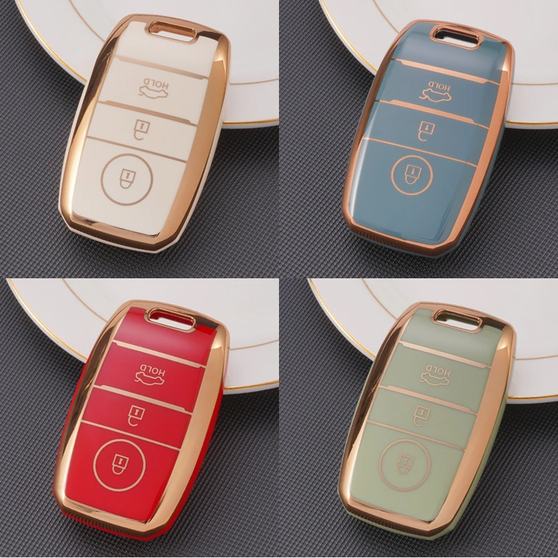 TPU Car Key Fob Case Cover for KIA Rio Rio5 Sportage Ceed Cerato K5 K4 K3 KX3 Cerato Sorento Optima Cerato Picanto Accessories