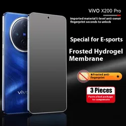 3 Pcs Full Glue Cover Curved Mate Hydrogel Film for Vivo X200 Pro Mini Clear TPU Screen Protector Film for VIVO X200 X200Pro