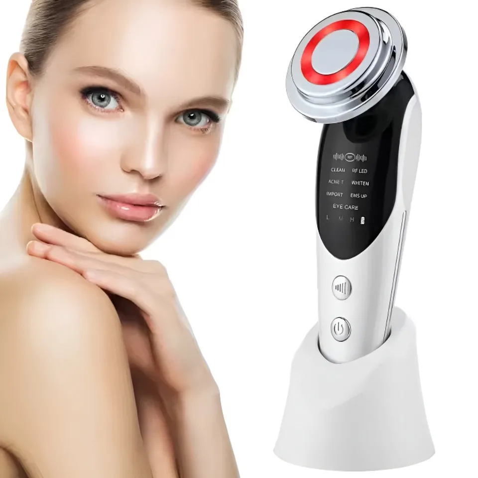 Schoonheidsinstrument Gezichtsmassage Lifting Aanscherping Gezicht Foton Verjonging Radiofrequentie Anti Aging Rimpelverwijdering Massager