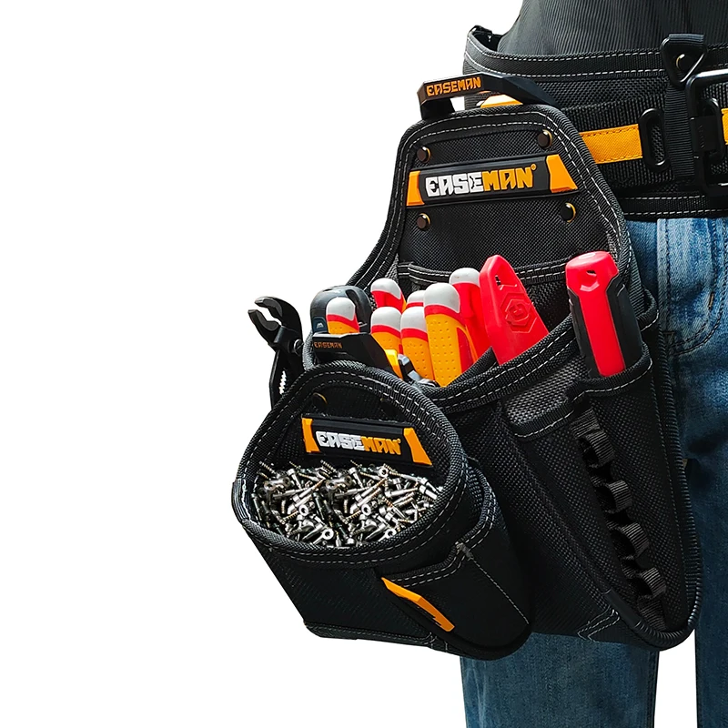Electrician Carpenter Special Work Tools Storage Bag Portable Multifunctional Tool Organizer Bags Reinforced Hardware Accessory