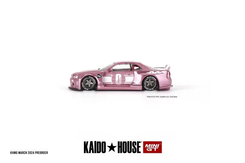 Kaido House x MINI GT 1:64 R34 KAIDO RACING FACTORY V1  Diecast Model Car