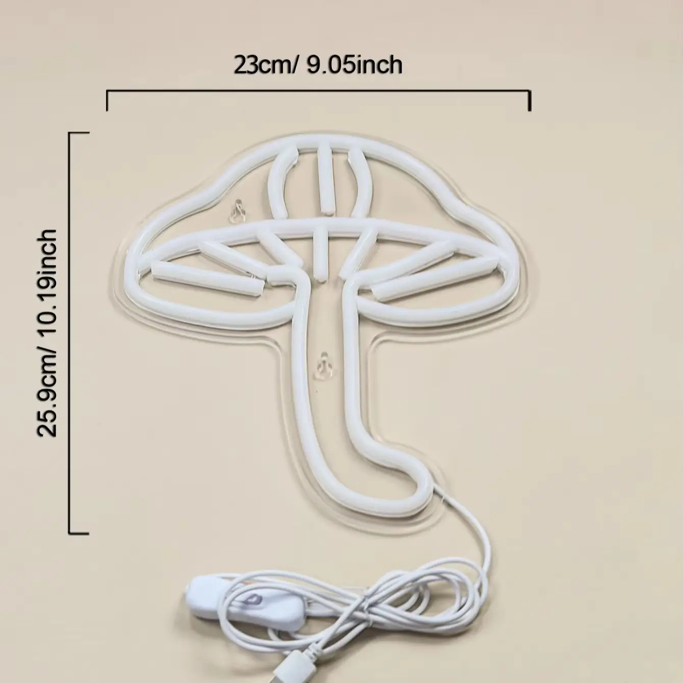 Chi-buy LED Neon mushroom USB Powered Neon Signs Decor Lamp Signs Birthday Gift Wall Art For Bedroom Room Bar Shop