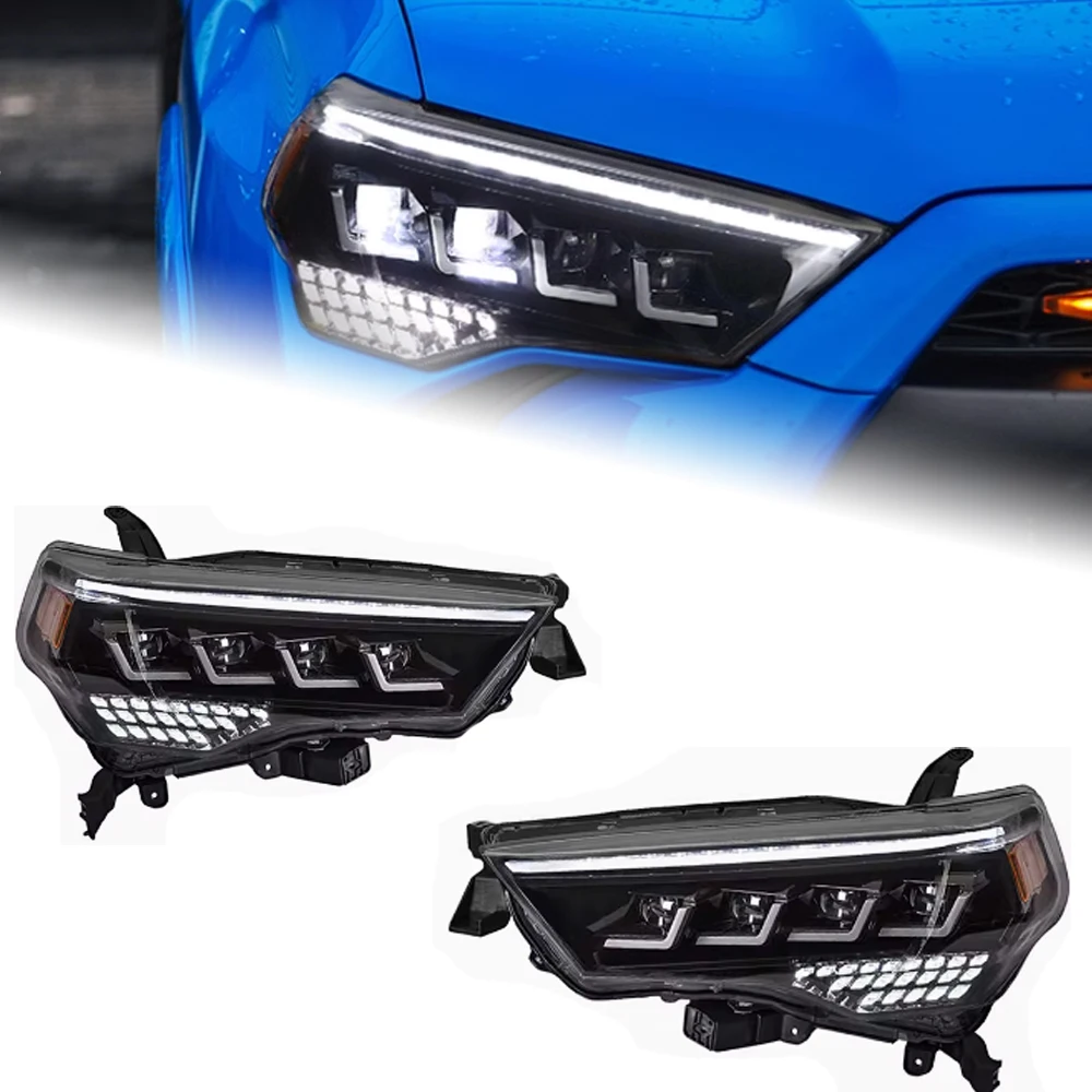 

Car Styling Head Lamp for 4 Runner Headlights 2014-2020 4Runner LED Headlight DRL Dynamic Signal projector lens auto Accessories