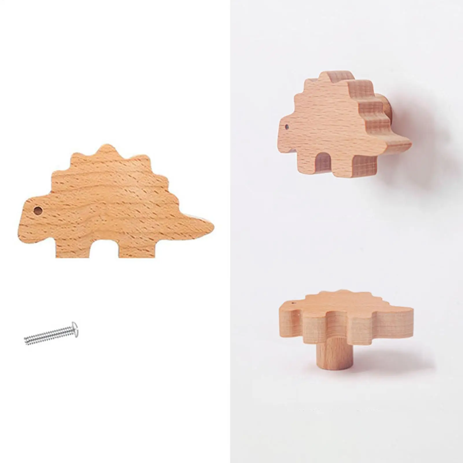 

Animal Cabinet Knobs 6 Pieces Kids Drawer Pulls 6pcs Decorative Dresser Knobs Dinosaur Theme Bedroom Decorative Drawer Pulls