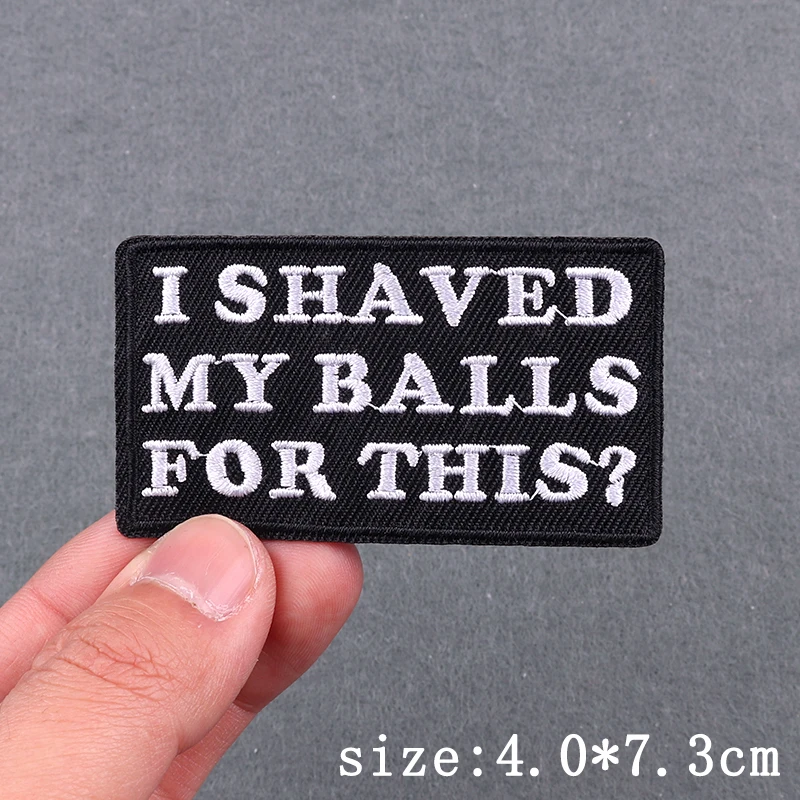 Punk Slogan Stickerei Patches Für Kleidung Buchstaben Copywriting Eisen Auf Patches Für Kleidung Auf Jeans Rucksack Hut Dekor Aufkleber