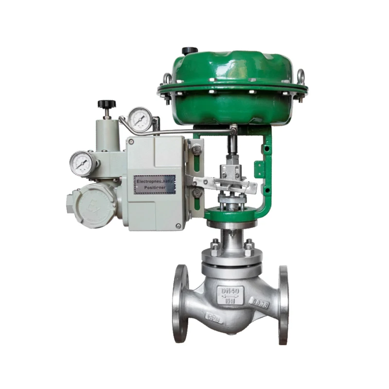 4-20mA Positioner Pneumatic Single Seat Control Valve Pneumatic Diaphragm Control Globe Valve Diaphragm Regulating Valve