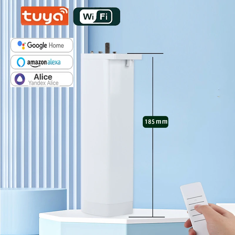The latest Generation Tuya Wifi Electric Smart Curtain Motor Intelligent Support Control Yandex Alice Alexa Google Assistant