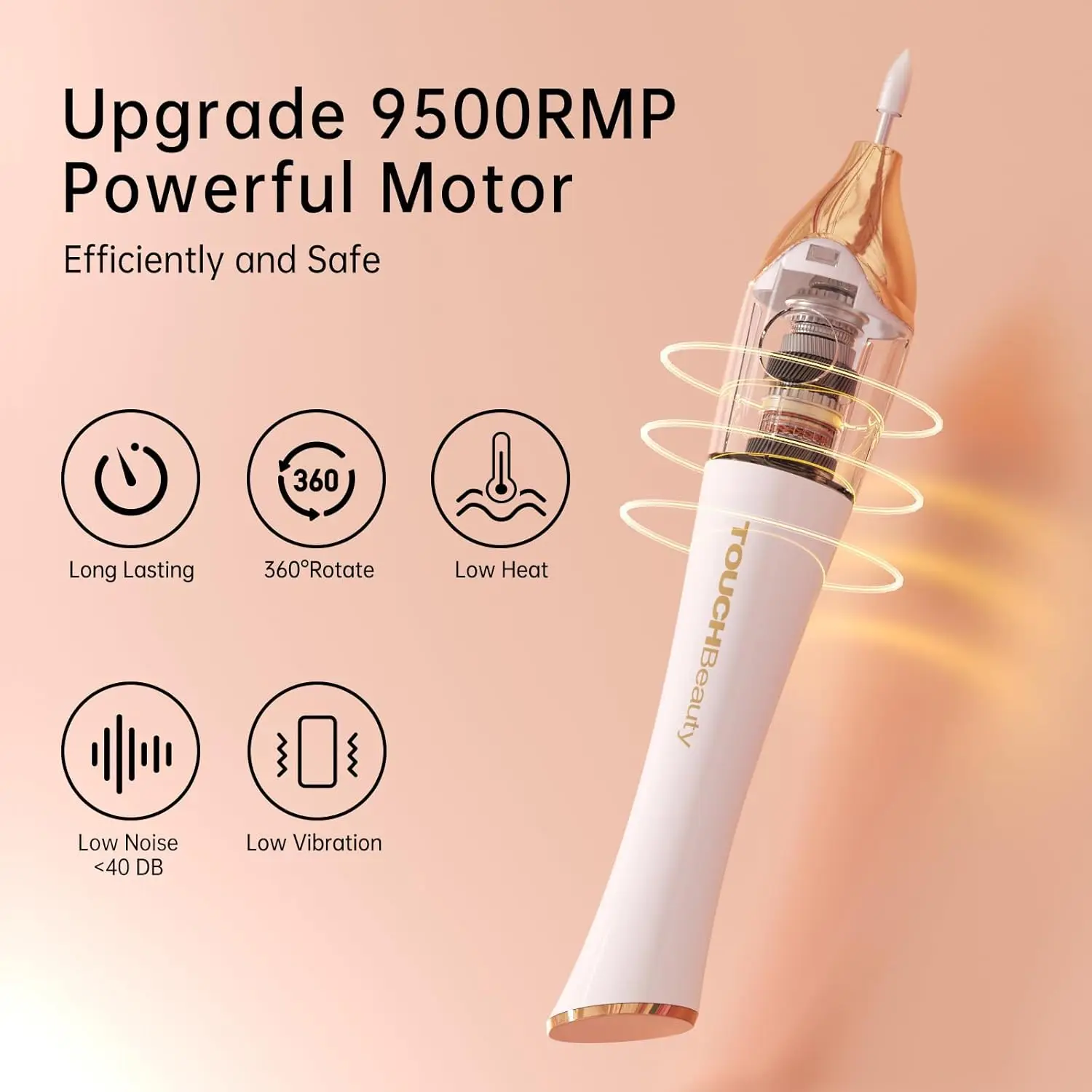 電動ネイルドリルファイル、UVランプ付きプロフェッショナルマニキュアペディキュアキット、ポータブル多機能バッファツール