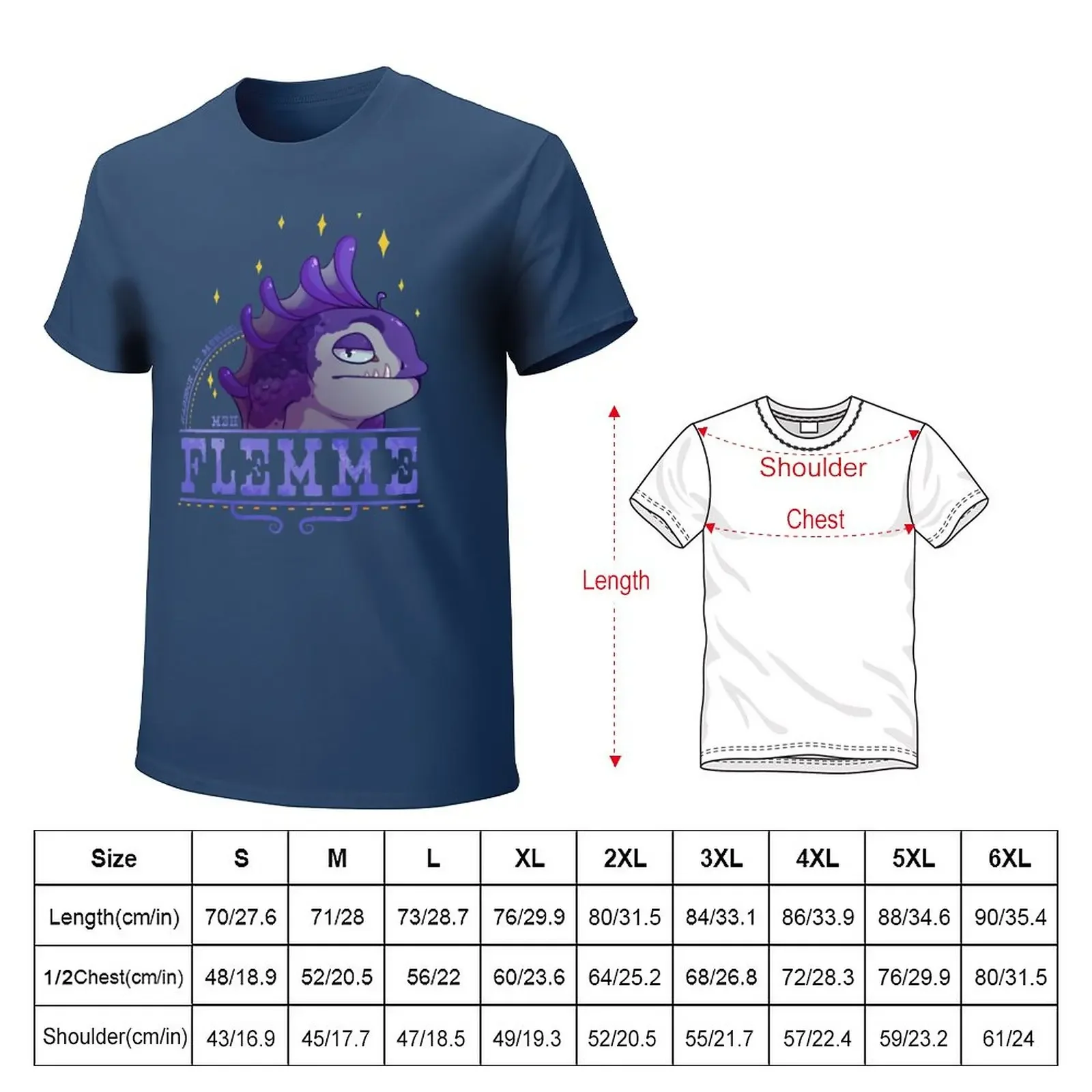 Eglefino le Murloc - FLEMME t-shirt hippie vestiti basket graphic tees plus size vestiti anime figure camicia da allenamento da uomo