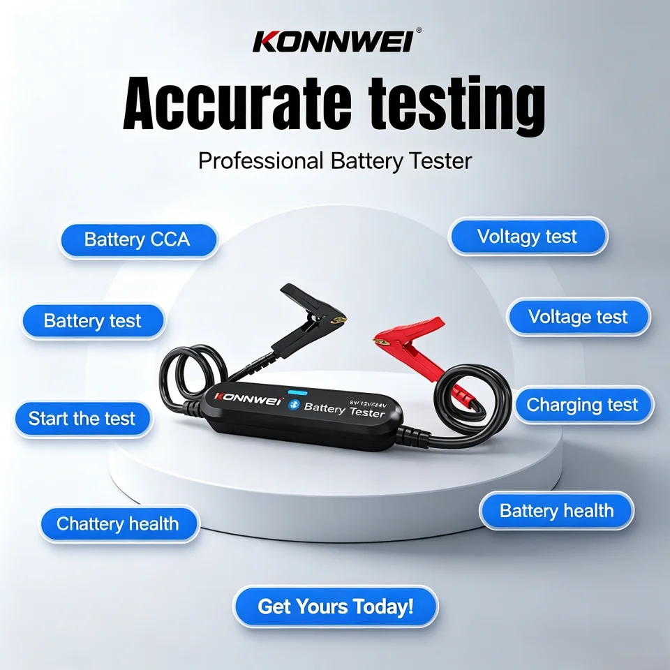 konnwei-bk200-車用バッテリーテスター-6v-12v-24v-バイク・トラックバッテリーアナライザー-2000cca-充電・始動テストツール-bluetooth50