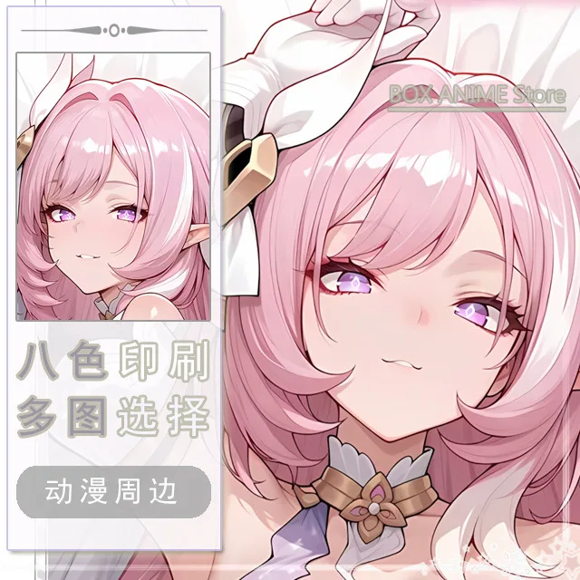 

Elysia Honkai Impact 3rd Dakimakura Hing Body PillowCase Cushion Otaku Bed Linings Xmas Anime Game