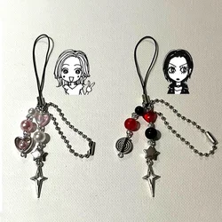 cute coquette matching nana and hachi phone charms!