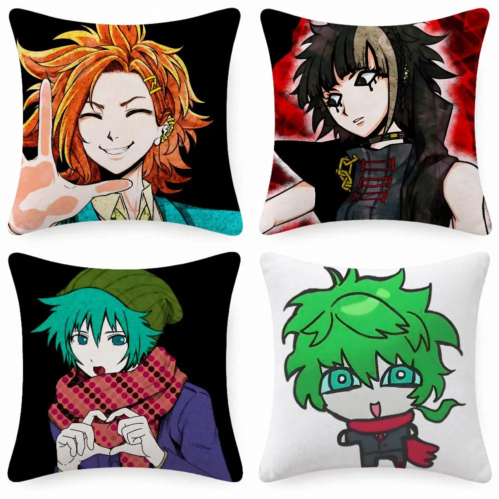 Game Mystery Y-Your Turn To Die Cushion Cover Soft Short Plush Anti-Mite Sofa Bedroom Den Car Dorm Decor Gifts
