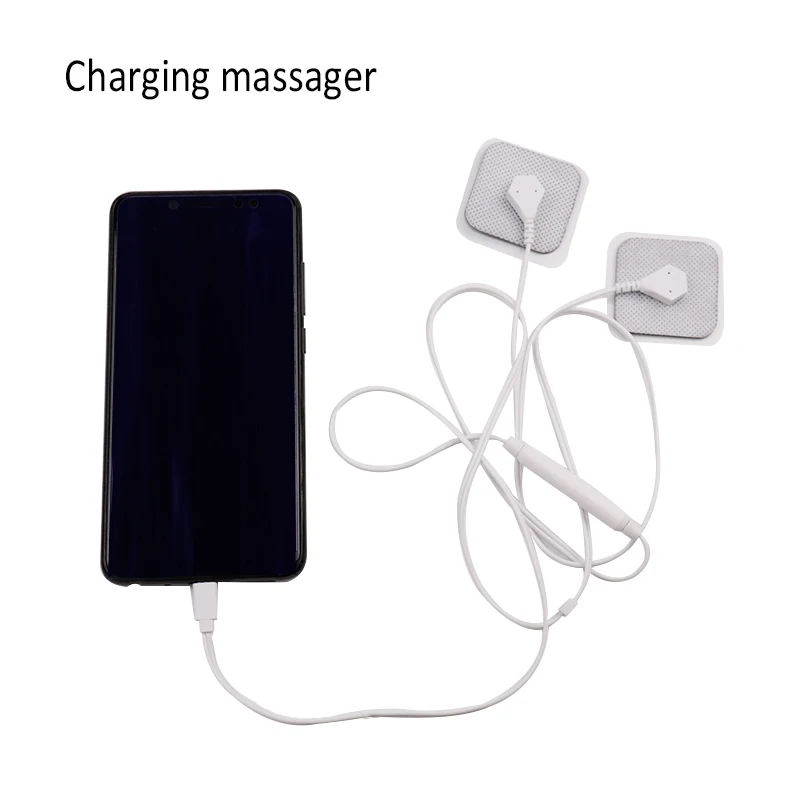 Electric Tens Massager EMS Acupuncture Body Massager Digital Therapy Device Massage Relax Portable Mobile Phone Massager